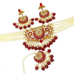 Conjunto de Joyería de Diseño Personalizado, Collar de Moda, Colección de Joyería Nupcial de Circonio Premium para Mujer, para Fiestas y Bodas - Product Image 1