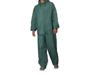 Top Selling Cheap Price Custom Waterproof Rain Suit Men Reflective Stripe Hooded <b>Jacket</b> Pants Set Outdoor Windproof Rainwear - Product Image 1