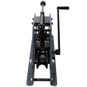 Curvatubi a rullo grigio con 3 matrici, macchina curvatubi per tubi tondi, strumento essenziale per la curvatura - Product Image 5