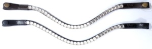 Cadena de cuero con botón de liberación rápida para ceñilla, carcasa vacía para fácil cambio de cristales DIY, accesorios ecuestres - Product Image 2