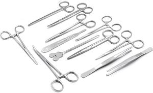 Kit d'instruments chirurgicaux manuels en acier inoxydable pour interventions chirurgicales mineures, comprenant des pinces et des ciseaux pour chirurgie manuelle par Grip Surgical - Product Image 6