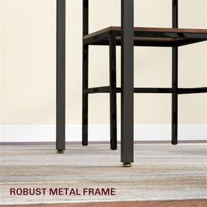 Tavolo da Pranzo in Quercia Durevole e Stabile con Funzioni Estensibili Convertibili, Rettangolare con Motivo Marmorizzato, Arredamento per Sala da Pranzo - Product Image 5