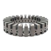 Noyau de stator à flux axial personnalisé, prototype vers production, en acier électrique, à fentes découpées au laser pour moteur