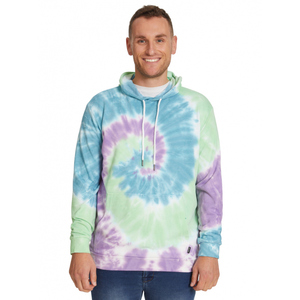 Custom Men's Winter Sweatshirt Pullover <b>Hoodie</b> with Digital Printing for Casual Washed Tie Dye - Product Image 3