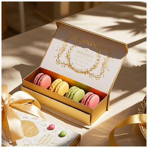 Bombones de Trufa Gourmet Sin Gluten Surtidos: Leche, Negros, Blancos, Crema de Avellanas en Caja de Papel Impreso de Alta Gama, Dulces Premium Portátiles - Product Image 2