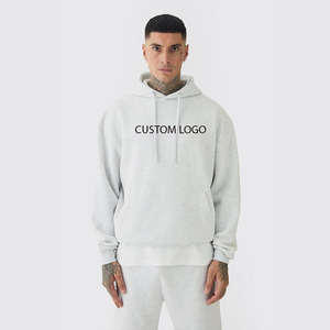 Men's 100% Cotton Hoodies with Custom Logo Breathable Sports Training Jogging Wear Low MOQ <b>Winter</b> Plain Dyed - Product Image 2
