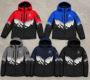 Chaqueta de Esquí Impermeable con Capucha para Hombre, Chaqueta de Invierno Acolchada para Nieve y Senderismo, Fabricante OEM ODM - Product Image 6