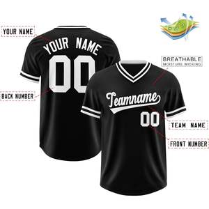 Camiseta deportiva personalizada con cuello en V para béisbol, jersey personalizado con nombre y número, ropa de softbol para hombres, mujeres y adultos B0D2QQ5V6R - Product Image 1