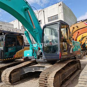 Excavatrice hydraulique sur chenilles Kobelco d'occasion, capacité de la benne de 1,5 m, faible nombre d'heures de travail, moteur et pompe en bon état - Product Image 3