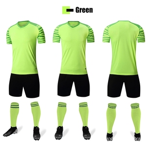 Red <b>Soccer</b> Jersey Kit Unisex Half Sleeve O-Neck 100% Polyester Moisture Wicking Athletic Fit All Seasons Team Wear Front - Product Image 4