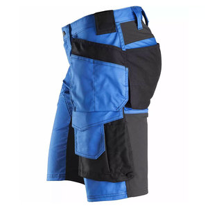 Shorts cargo pour hommes 100% coton, style mode personnalisé, taille mi-haute, avec plusieurs poches et fermeture boutonnée, pour l'été et le travail - Product Image 3