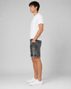 Shorts amples de qualité supérieure, shorts en jean personnalisés en gros, shorts en jean mi-longs pour hommes, shorts en jean tendance pour hommes - Product Image 2