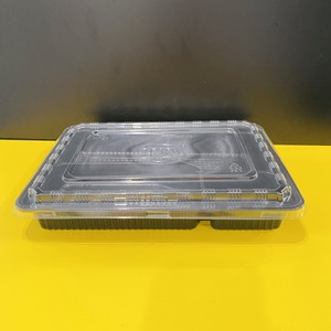 Contenedor de Alimentos Desechable de Plástico con 4 Compartimentos y Tapa de PET para Lonchera y Restaurante, Éxito de Ventas 2026, Fábrica en Vietnam - Product Image 5