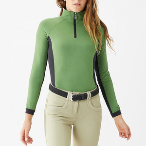 Camiseta Deportiva Transpirable de Manga Larga para Mujer, Ropa de Equitación de Secado Rápido y Ligera, Ropa Interior para Entrenamiento Ecuestre - Product Image 4