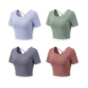 Top Deportivo Elástico en Cuatro Direcciones para Yoga, Pilates y Running, para Mujer, de Proveedor Taiwanés - Product Image 2