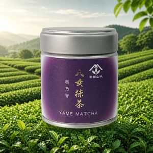 ผงชาเขียวญี่ปุ่นพรีเมียม ยามะ มัทฉะ สำหรับชงชาลาเต้และทำเบเกอรี่ บรรจุกระป๋อง 20 กรัม - Product Image 1