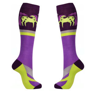 Calcetines Ecuestres de Algodón con Diseño Personalizado y Logotipo, de Alta Calidad, para Hombre y Mujer, Novedad 2026 - Product Image 3