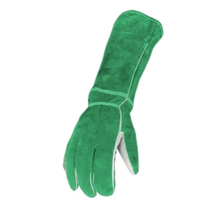 Gants de sécurité en cuir de vachette pleine fleur de qualité supérieure, usage général, robustes, résistants aux étincelles et au feu, pour le soudage TIG - Product Image 4