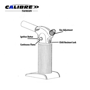 TAIWAN CALIBRE 45ml <span class=keywords><strong>Portable</strong></span> Micro Gás Blow <span class=keywords><strong>Torch</strong></span> para Cozinha e Restaurante - Product Image 3