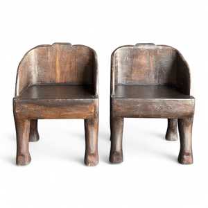 SILLA ELEFANTE - Silla de Madera Maciza Personalizada de Lujo, la Mejor Calidad, Estilo Vintage Combinable - MOQ 1 Contenedor Único - Product Image 3