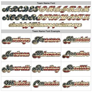 Maillot de football personnalisé blanc style drapeau vintage, en maille noire respirante, séchage rapide, léger, pour équipe de football - Product Image 5