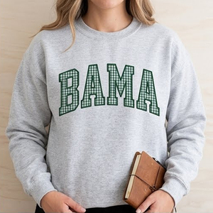 Sudadera Bama con Estampado de Letras, Cuello Redondo, Unisex, Corte Regular, Gris, Informal, Suéter de Algodón Tejido para Otoño - Product Image 4