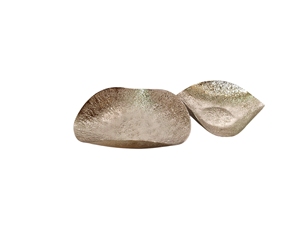Frutero de Acero Inoxidable con Borde Dorado Martillado, Hecho a Mano, de Lujo, Moderno, Biodegradable y Ecológico, Centro de Mesa para el Hogar - Product Image 5