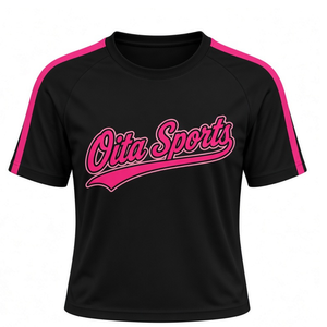 Conjunto de Uniforme Deportivo Negro y Rosa, Top de Manga Corta, Falda Plisada, Ropa Deportiva para Equipos, Entrenamiento, Práctica y Competencia - Product Image 3