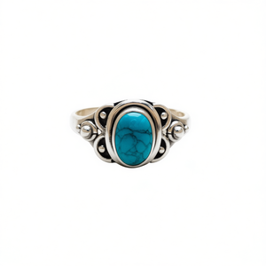 <b>Turquoise</b> Fashion <b>Ring</b> 2.9 Grams Weight - Product Image 2