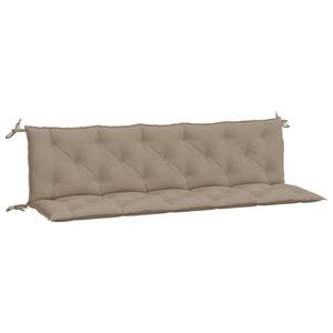 Juego de 2 Cojines para Banco de Jardín de Tela Oxford Color Taupe, 100% Poliéster, Duraderos y Elegantes - Product Image 5