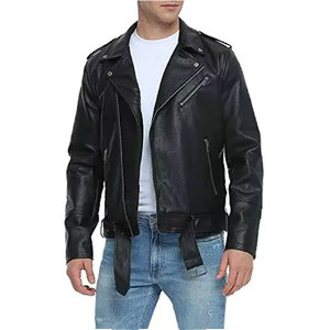 2026 Factory Direct Men's Casual <b>Woolen</b> Leather Jacket <b>Top</b> Quality with Zipper and Removable Hood for Winter - Product Image 3