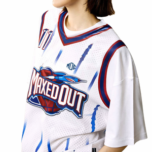Jersey de Fútbol Americano de Malla Oversize para Mujer, Diseño Gráfico por Sublimación, Estilo de Equipo, Poliéster, OEM ODM, Pedido al por Mayor, EE. UU., Tendencia 2026 - Product Image 5