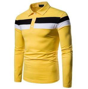 เสื้อเชิ้ตผู้ชายทรงเข้ารูปสไตล์ลำลองสำหรับฤดูใบไม้ร่วง แขนยาว พิมพ์ลายดิจิทัล ระบายอากาศได้ดี สีพื้น แต่งปกเสื้อสีตัดกัน - Product Image 2