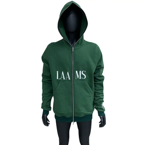 Sweats à capuche délavés à l'acide à séchage rapide et respirants, personnalisables avec impression, en mélange de coton de haute qualité pour hommes - Product Image 1