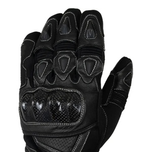 Gants longs de moto en cuir respirant pour la course en plein air, protection intégrale des doigts, pour le motocross - Product Image 4
