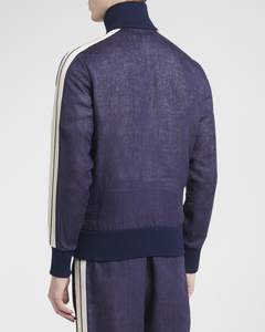 Ensemble de survêtement personnalisé pour homme avec fermeture éclair, sweat à capuche et pantalon ornés de strass, vente en gros OEM, streetwear, vêtements de sport en coton - Product Image 4