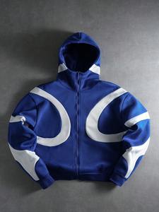 Sweat-shirt ample pour homme, tissu épais, style streetwear, décontracté, vêtement de sport, pull oversize, sweat-shirt moderne pour l'hiver - Product Image 6