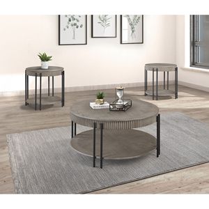 Contemporary 1pc End Table Modern Wooden Furniture Storage Shelf <b>Black</b> Brown Tan Beige Finish for Living Room <b>Console</b> Tables - Product Image 6