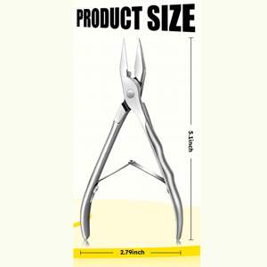 Alicates Profesionales UBI para Uñas Encarnadas, de Acero Inoxidable, con Punta Afilada y Segura, para Uñas Gruesas, Cuidado de Precisión de los Pies, Manicura y Pedicura - Product Image 2