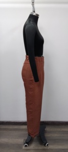 Pantalones Culotte de Lino para Mujer, Pantalones Anchos Casuales, Prendas Tejidas, Servicio OEM con Logotipo Personalizado - Product Image 3