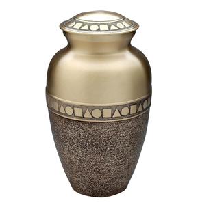 Ashen Pewter Brass Cylinder Urn Eco-Friendly Durable Luxury Plain Grey American Style Design <b>for</b> Human <b>Ashes</b> Funeral Supplies - Product Image 4