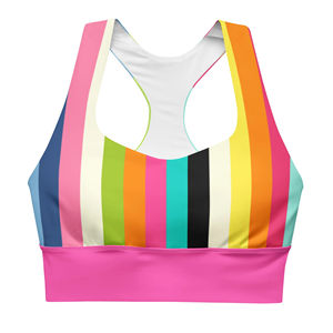 Soutien-gorge de sport en matière optimale, léger, respirant, écologique, par sublimation, dernier design, pour femme, entraînement en salle de sport, maintien léger - Product Image 6