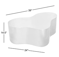 Table basse en métal au design moderne pour la décoration intérieure, fabricant et exportateur en gros pour le rangement et la décoration