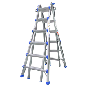 OEM/ODM Wholesale Multi-Purpose Folding Aluminum Scaffolding <b>Ladder</b> Mix <b>Telescopic</b> & Position <b>Ladder</b> for Apartment Use - Product Image 3