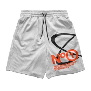 Shorts de sport personnalisés 2026 avec votre propre design, en maille orange, sublimation, double couche, entrejambe de 5 pouces, pour hommes - Product Image 3