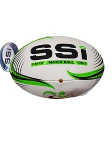 Pelota de Rugby de goma multicolor de tamaño 5 oficial de alta calidad, pelota de partido de entrenamiento duradera y vibrante, logotipo personalizable impermeable - Product Image 5