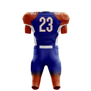 Meilleurs ensembles d'uniformes de football américain imprimés à manches courtes sur mesure, taille plus, pour hommes, vente en gros - Product Image 4