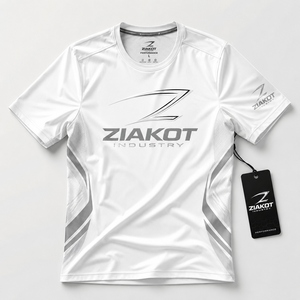 เสื้อยืด ZIAKOT รุ่นใหม่ ออกแบบเองได้ สีดำชมพู-ม่วง สำหรับผู้ชาย เน้นประสิทธิภาพการเล่น - Product Image 2