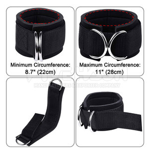 Hot Sale <b>Ankle</b> Strap D Ring Adjustable Strap <b>Ankle</b> <b>Support</b> Custom Padded <b>Ankle</b> Strap - Product Image 3