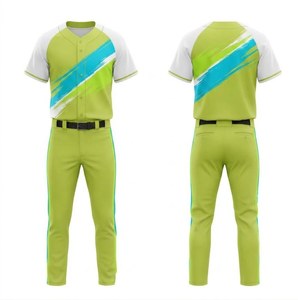 Professional Men <b>Baseball</b> Jersey Set Custom Team Logo Breathable Quick Dry <b>Baseball</b> Uniform Team Wear - Product Image 2